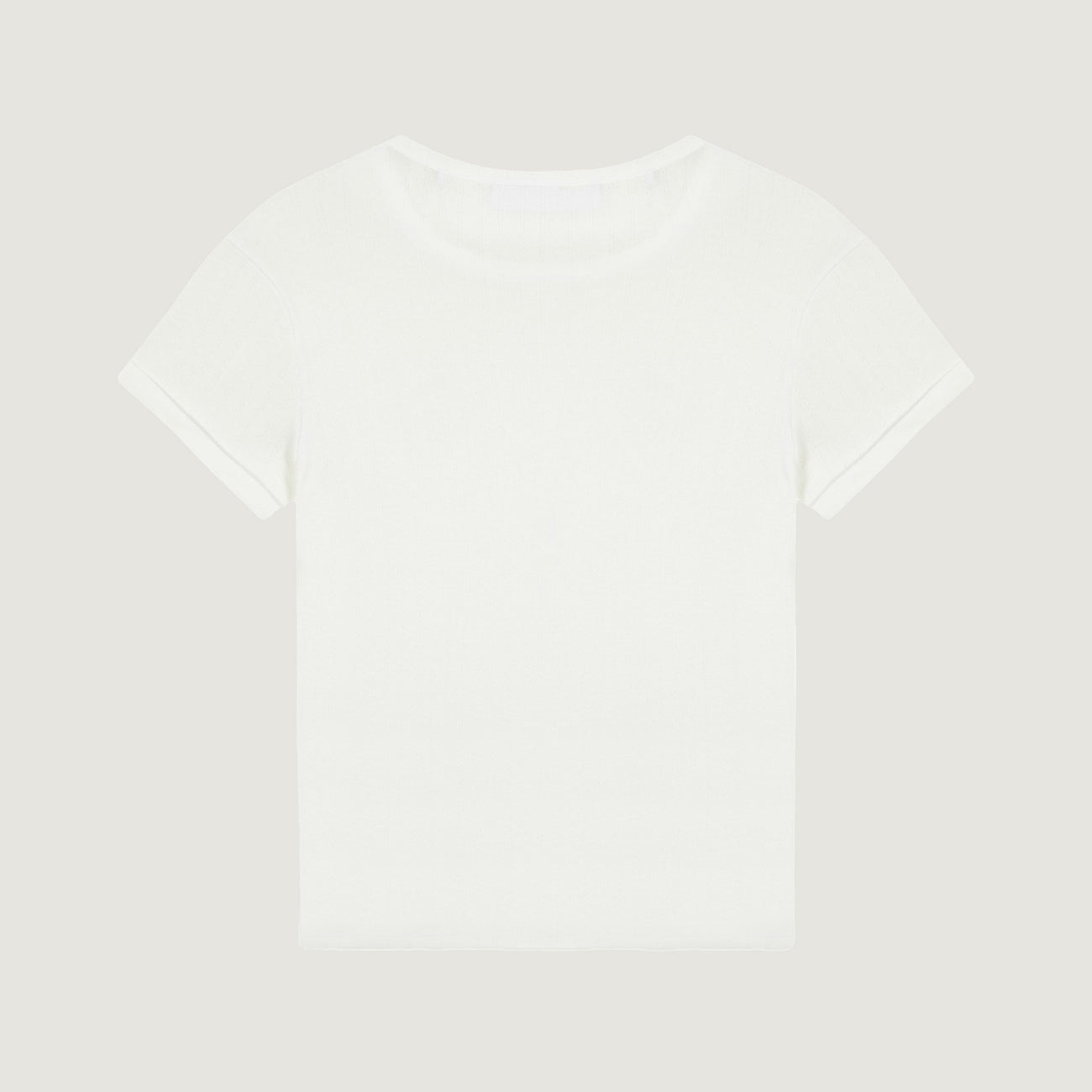 Poitou Mini Patch Coeur - Off White