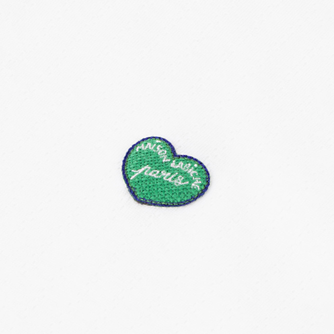 Poitou Mini Patch Coeur - Off White