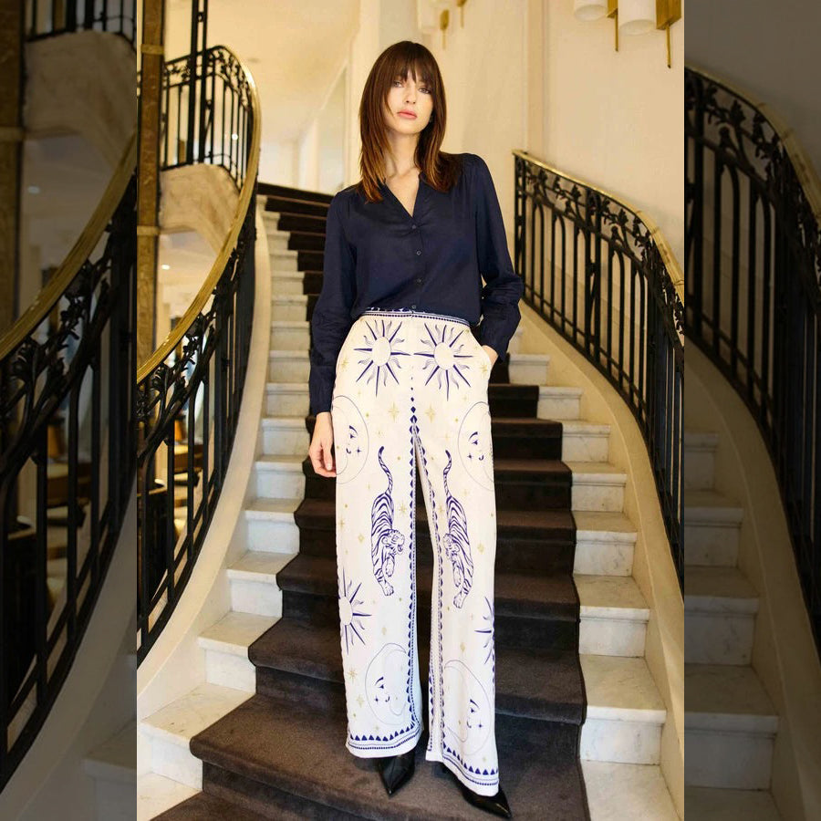 Polia Wide-Leg Trousers
