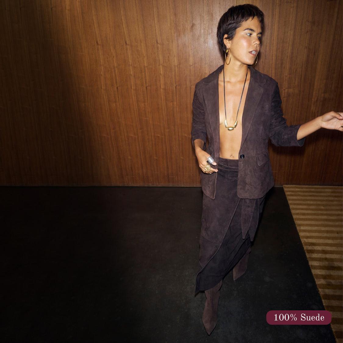 Chocolate Suede Jacket