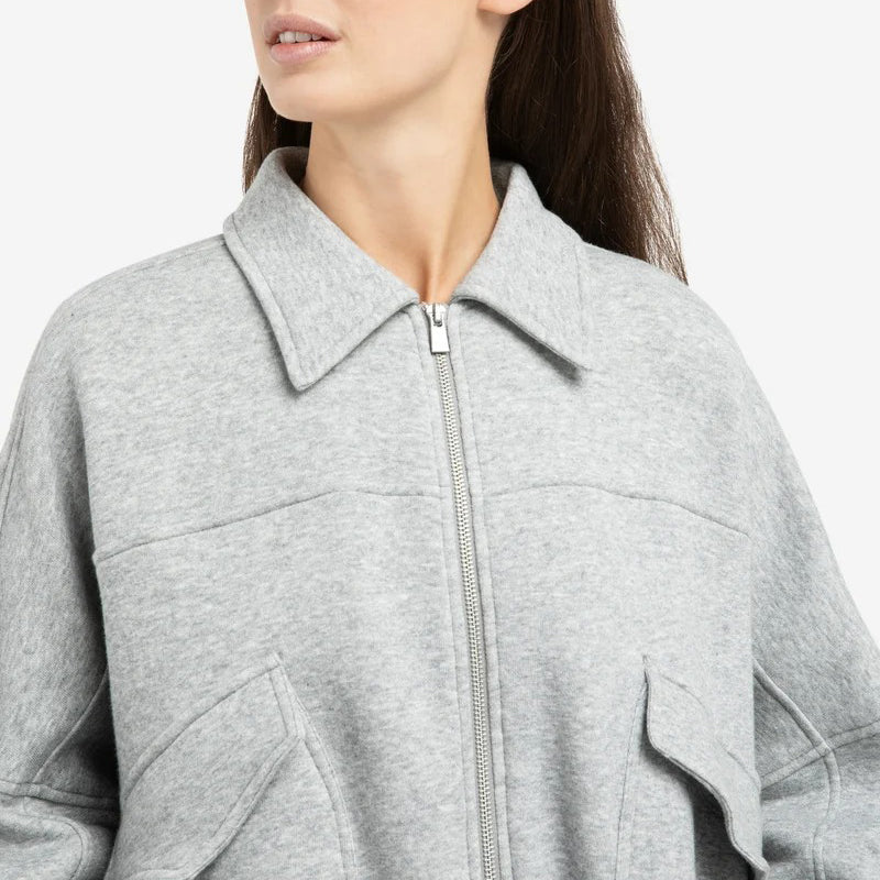 Sweat Jacket with Pockets
