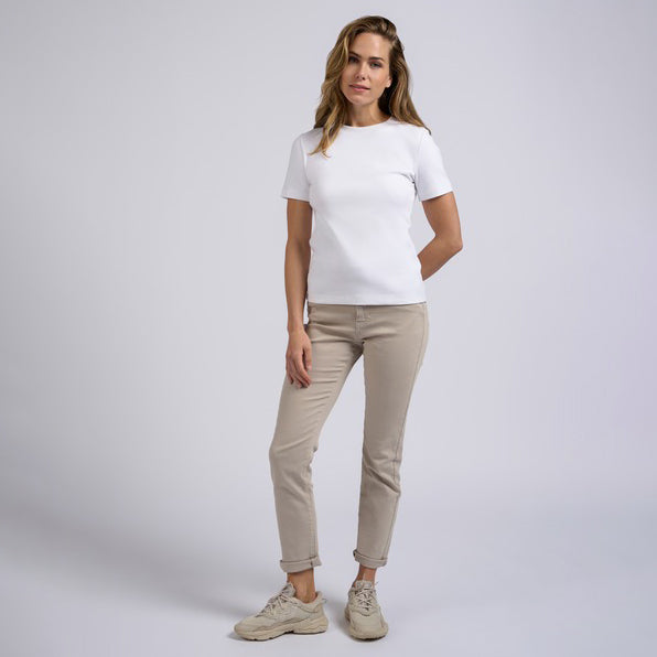 Round Neck T-Shirt - Pure White