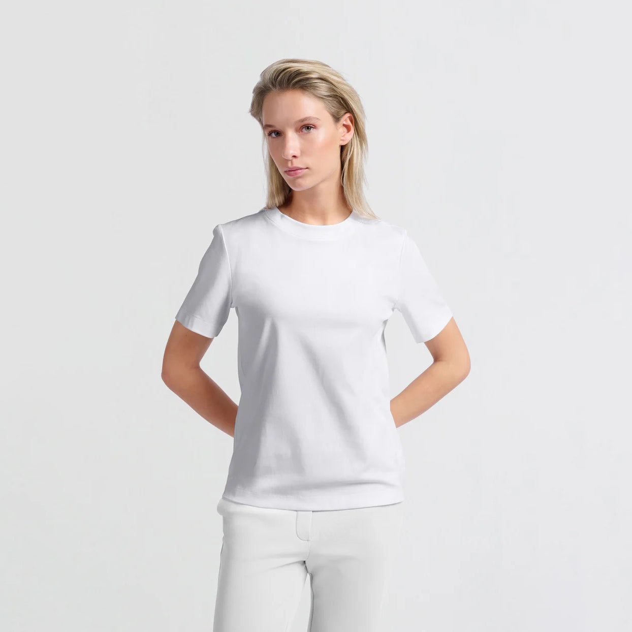 Round Neck T-Shirt - Pure White