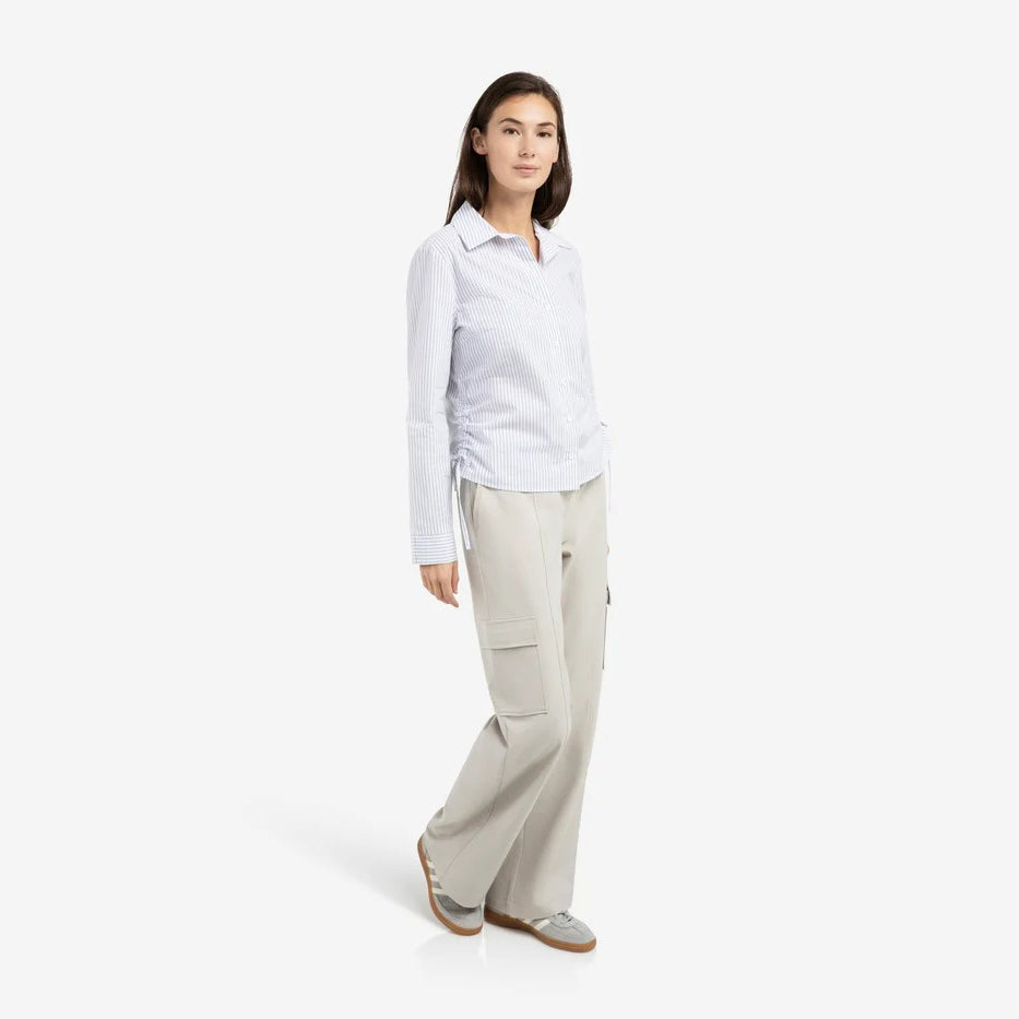 Trousers with Cargo Pockets and Matching Belt