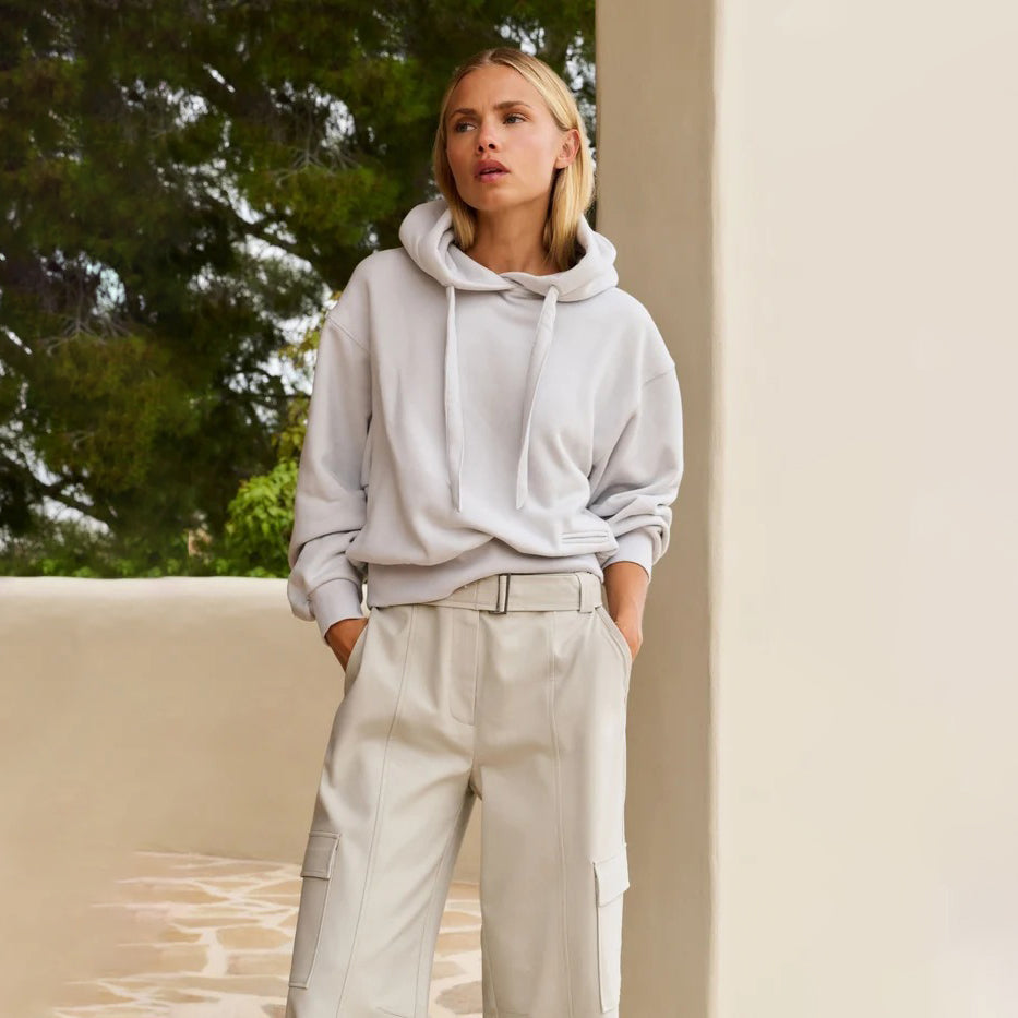 Trousers with Cargo Pockets and Matching Belt