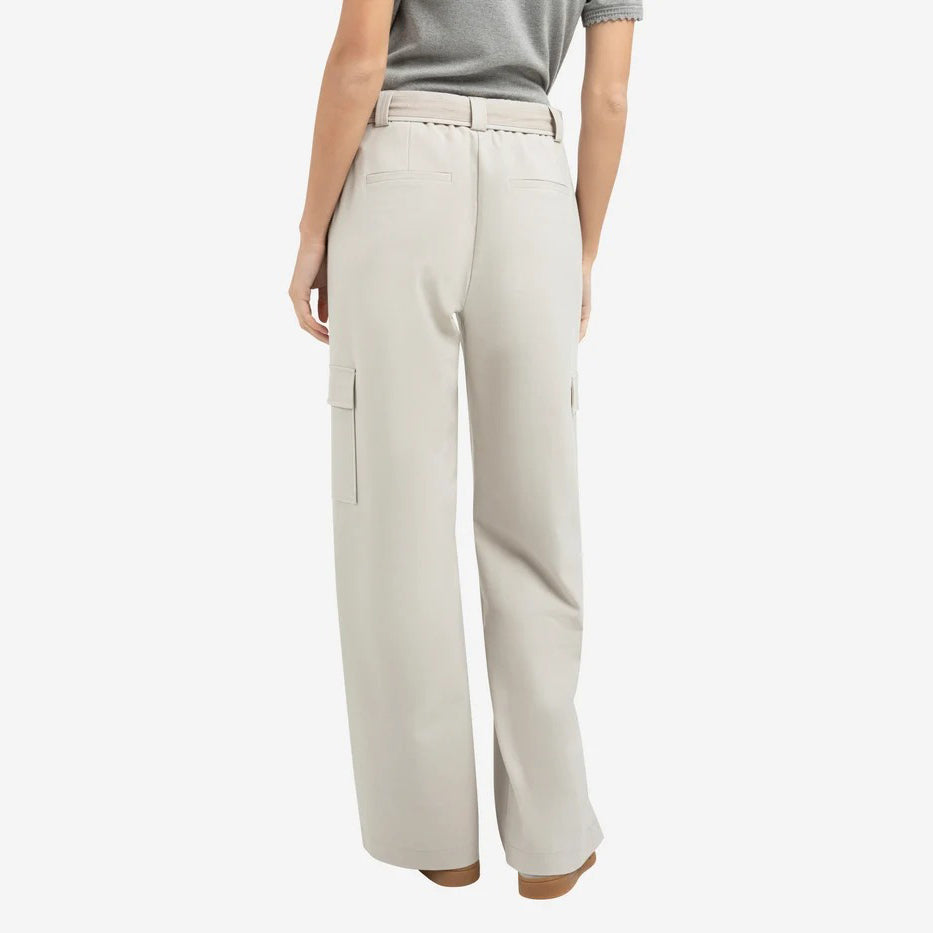 Trousers with Cargo Pockets and Matching Belt