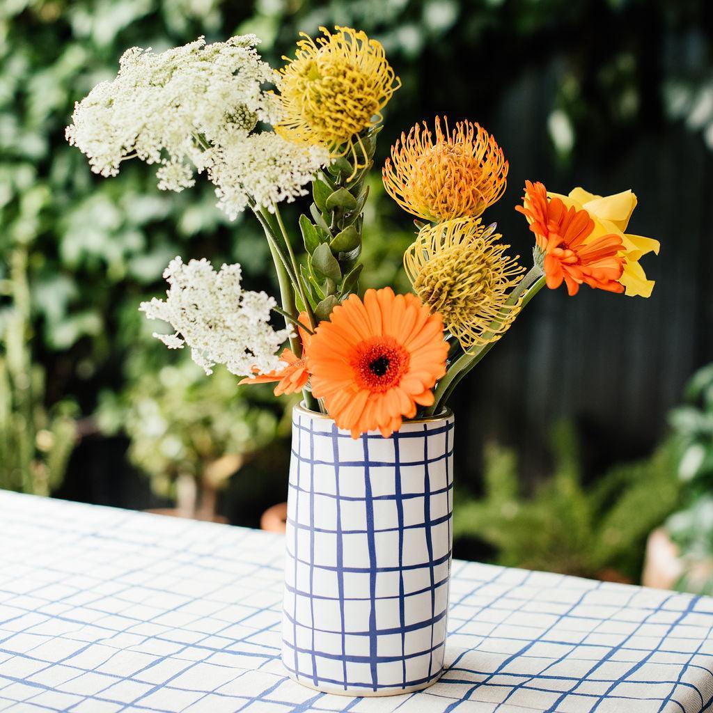 Dalebrook Plaid Vase