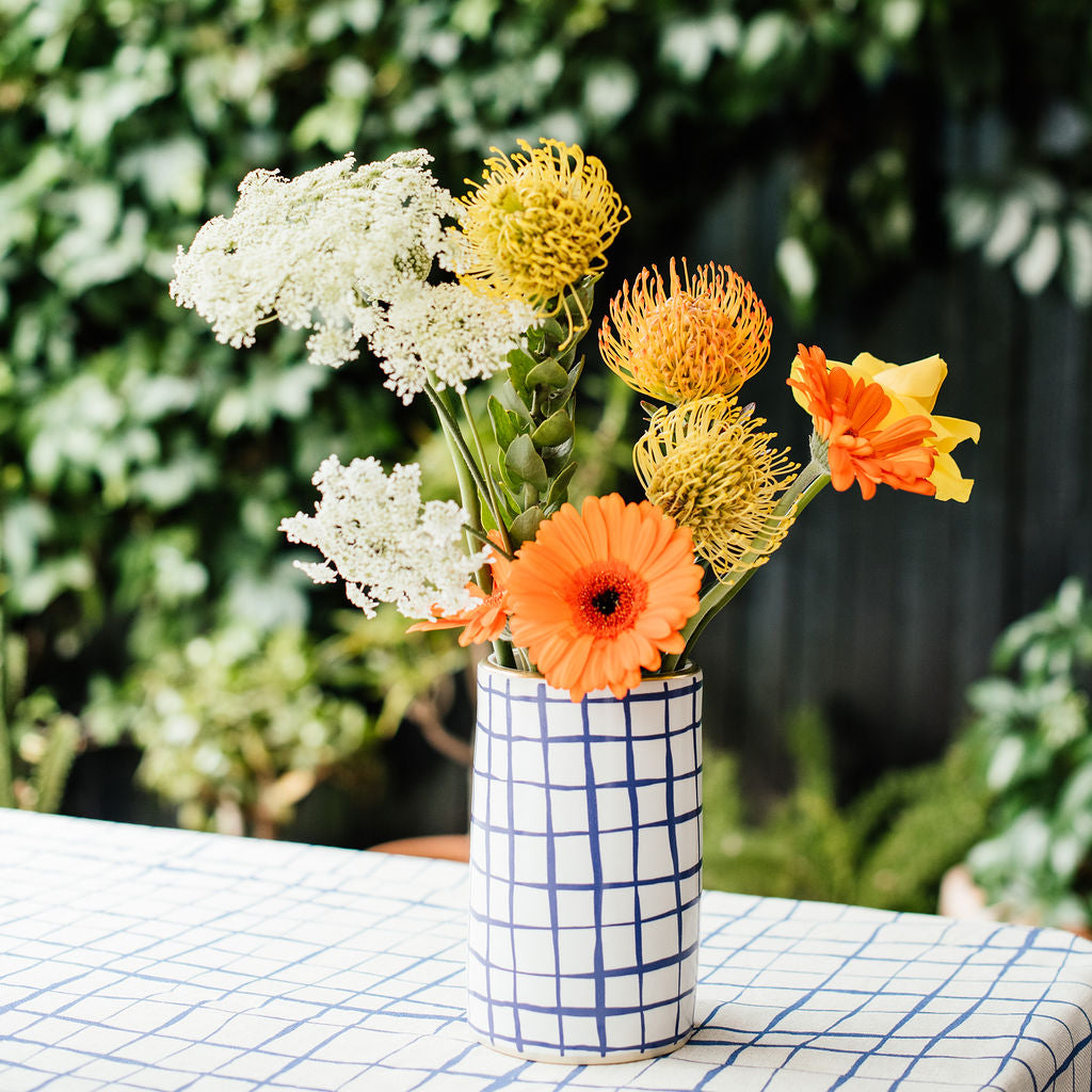 Dalebrook Plaid Vase