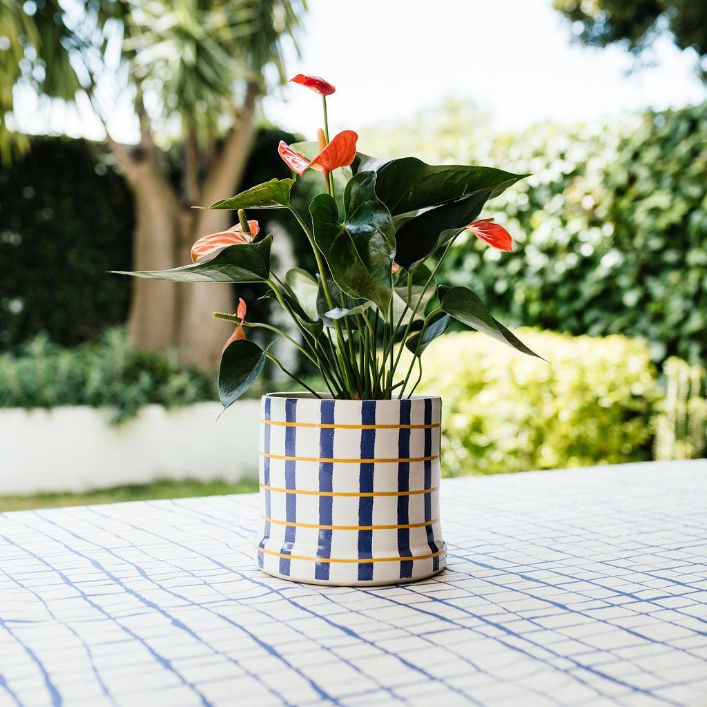 Dalebrook Plaid Planter