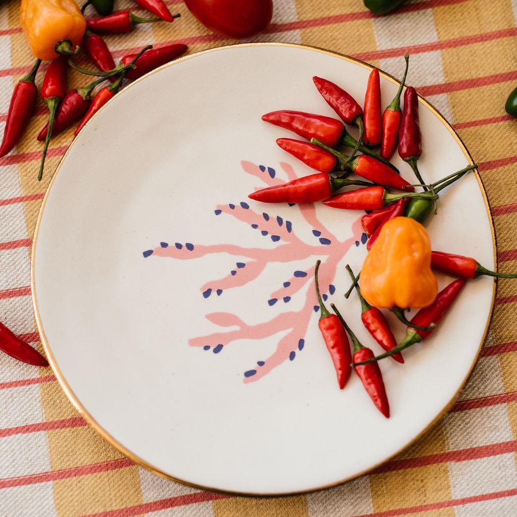 Coral Sprig Plate