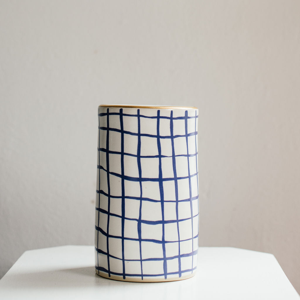 Dalebrook Plaid Vase