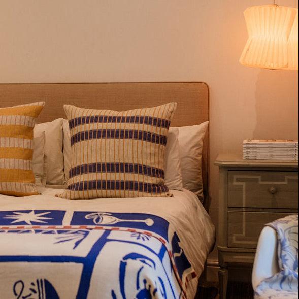 Paloma Haze Cushion - Blue