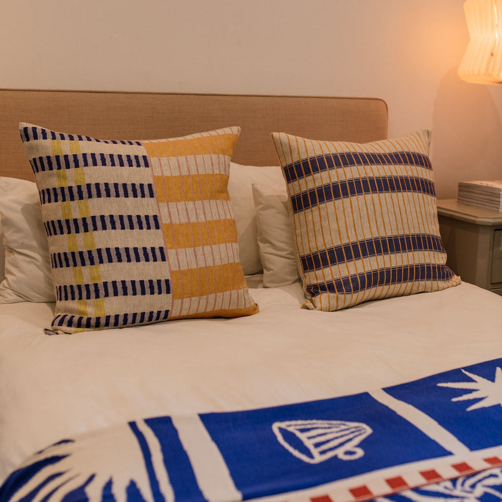 Paloma Haze Cushion - Blue