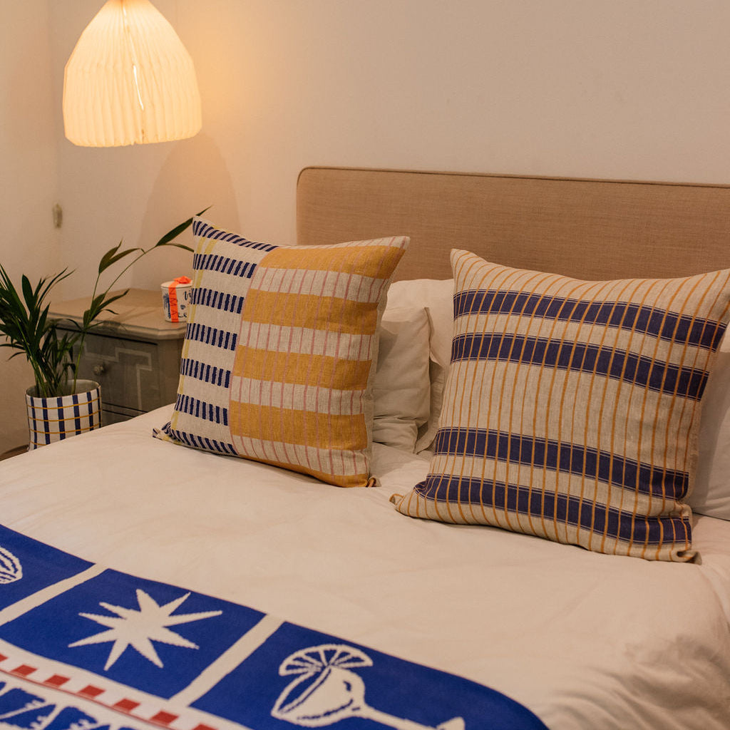 Paloma Haze Cushion - Blue