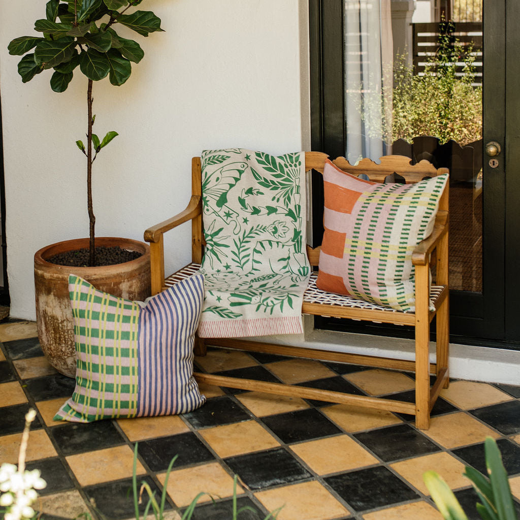 Enchanted Safari Throw - Green