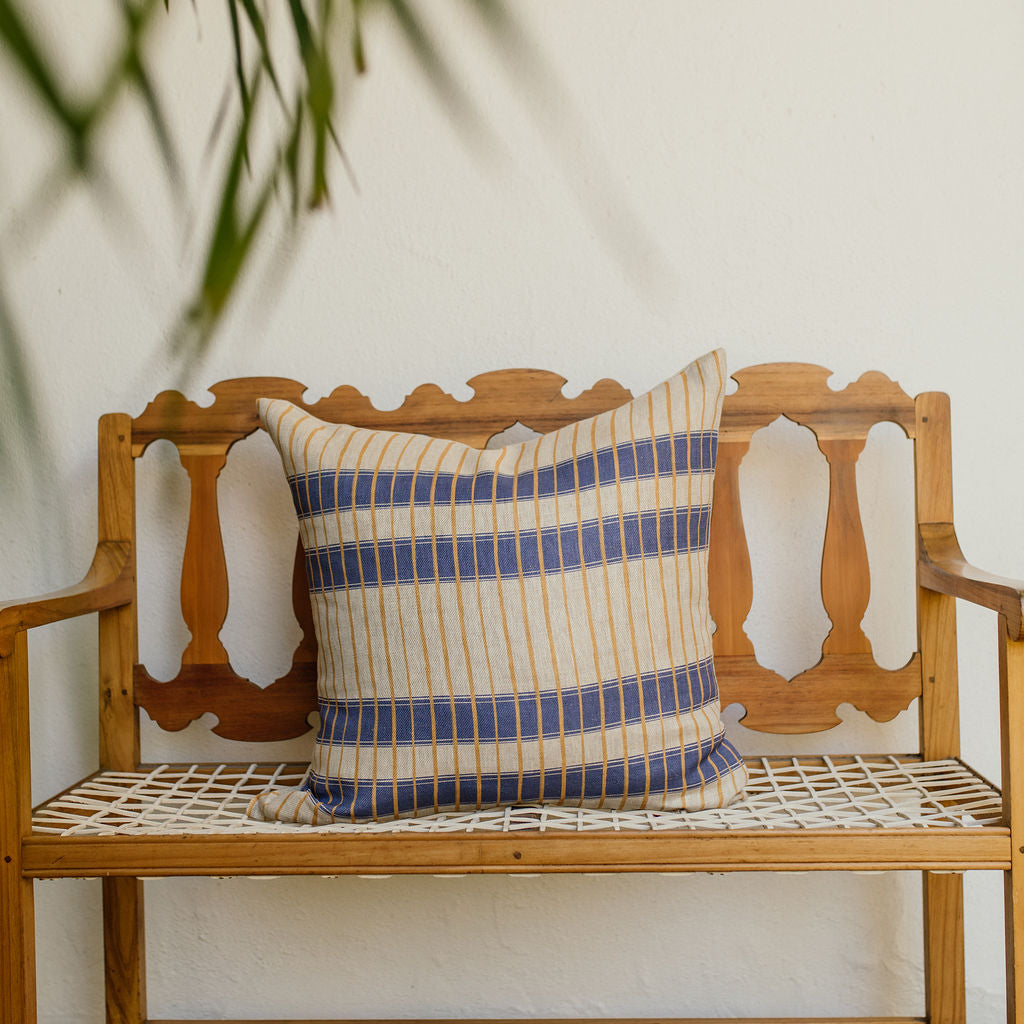 Paloma Haze Cushion - Blue