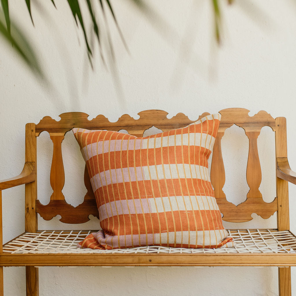 Paloma Haze Cushion - Orange