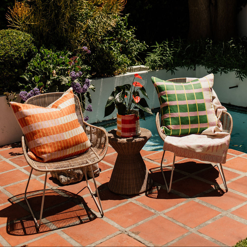 Paloma Haze Cushion - Orange