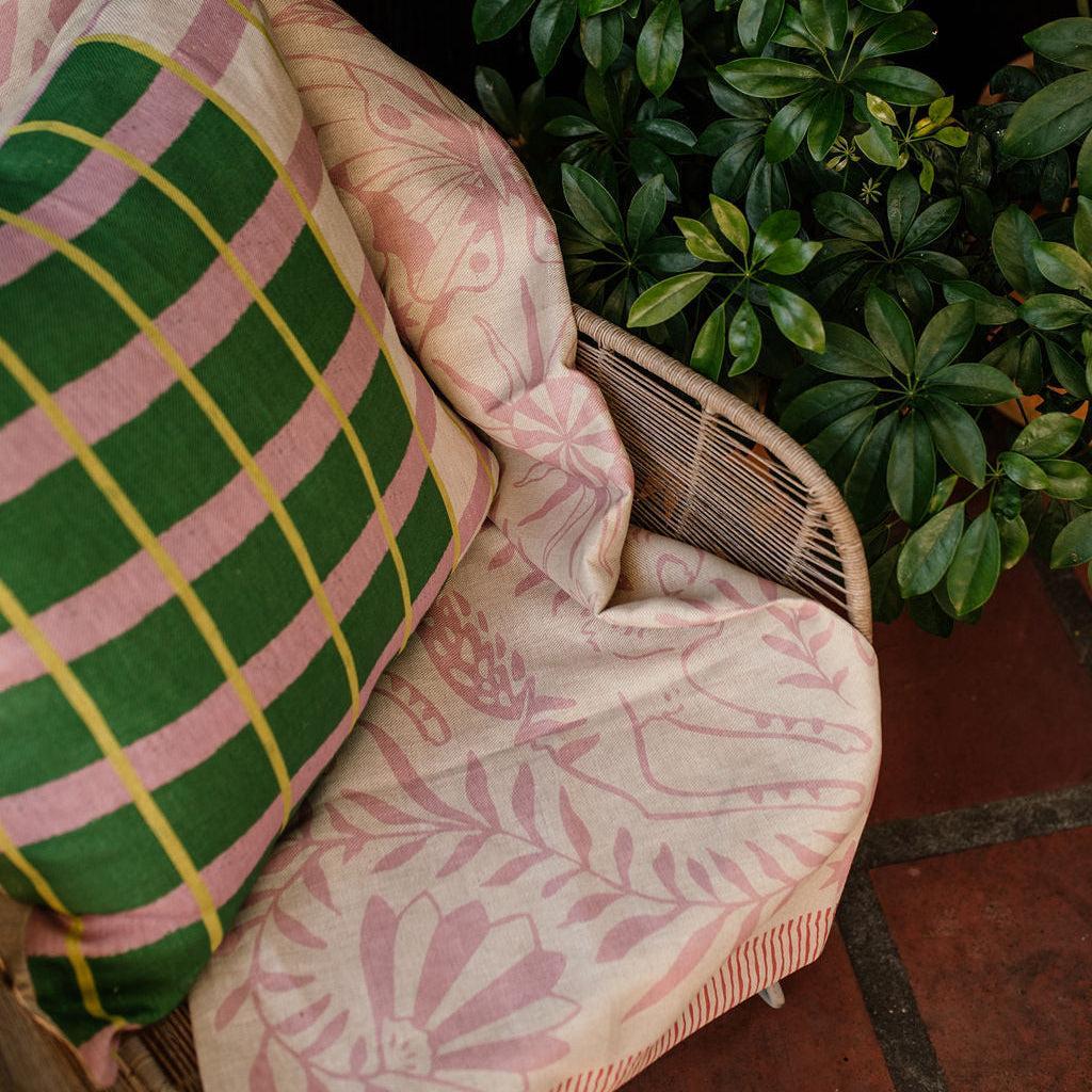 Enchanted Safari Throw - Pink