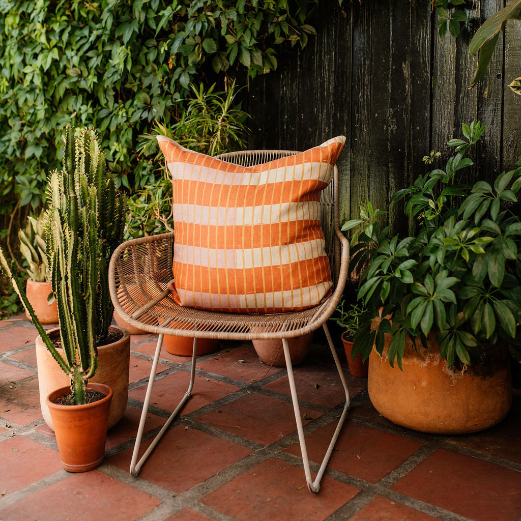 Paloma Haze Cushion - Orange