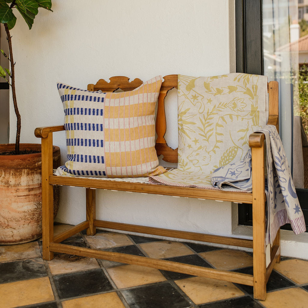 Enchanted Safari Throw - Chartreuse