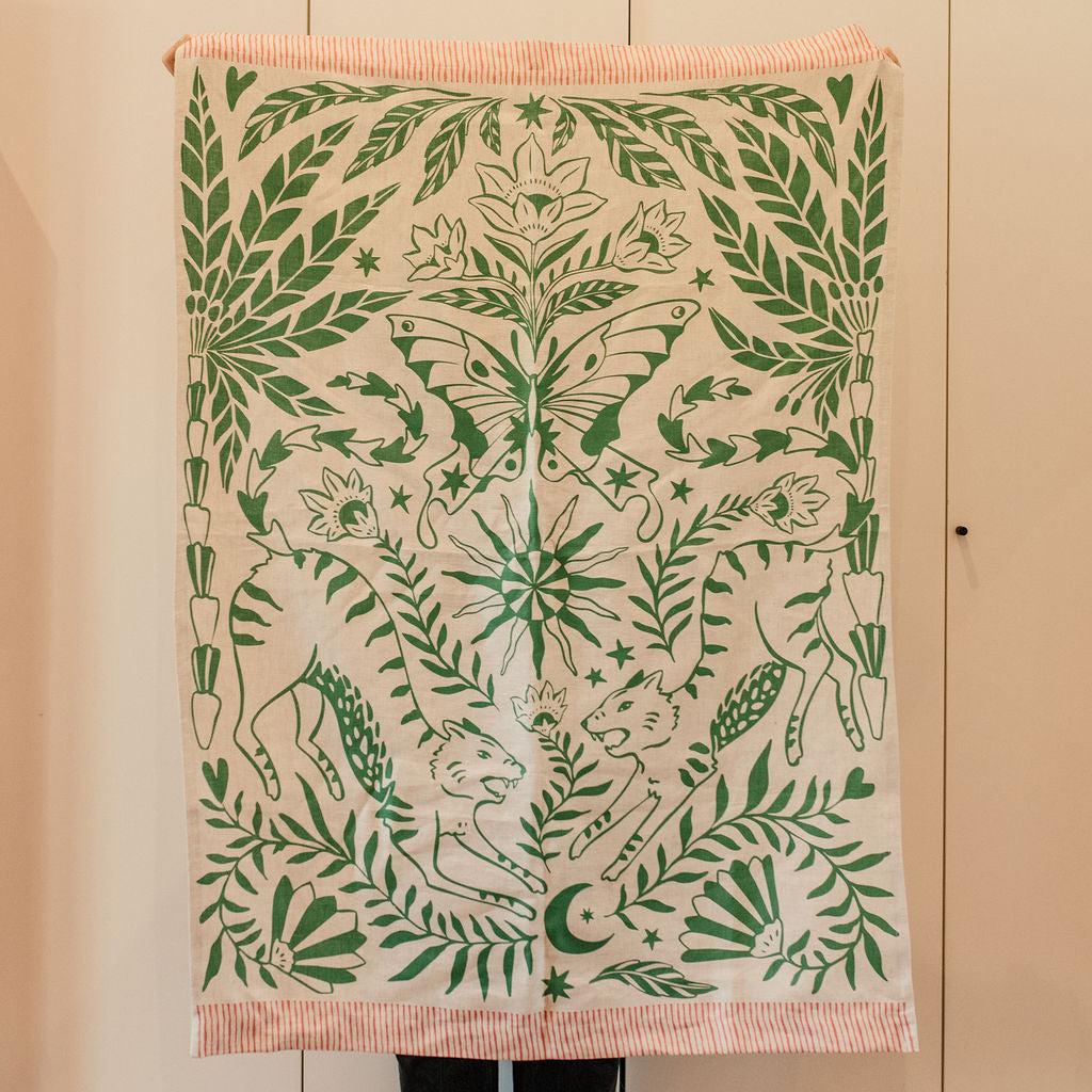 Enchanted Safari Throw - Green
