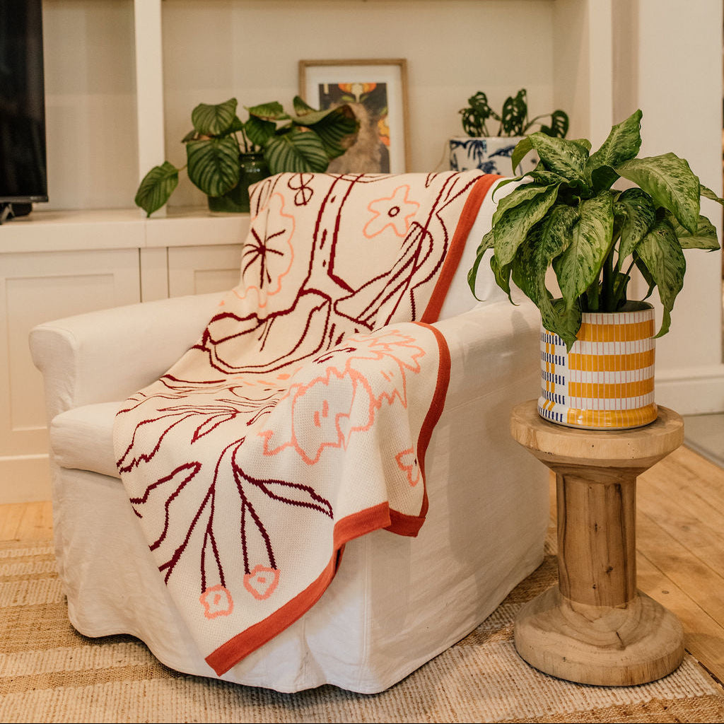 Ohana Throw - Cinnamon