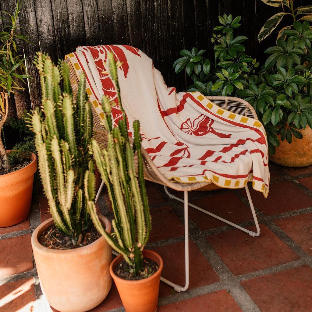 Aloha Throw - Burnt Orange