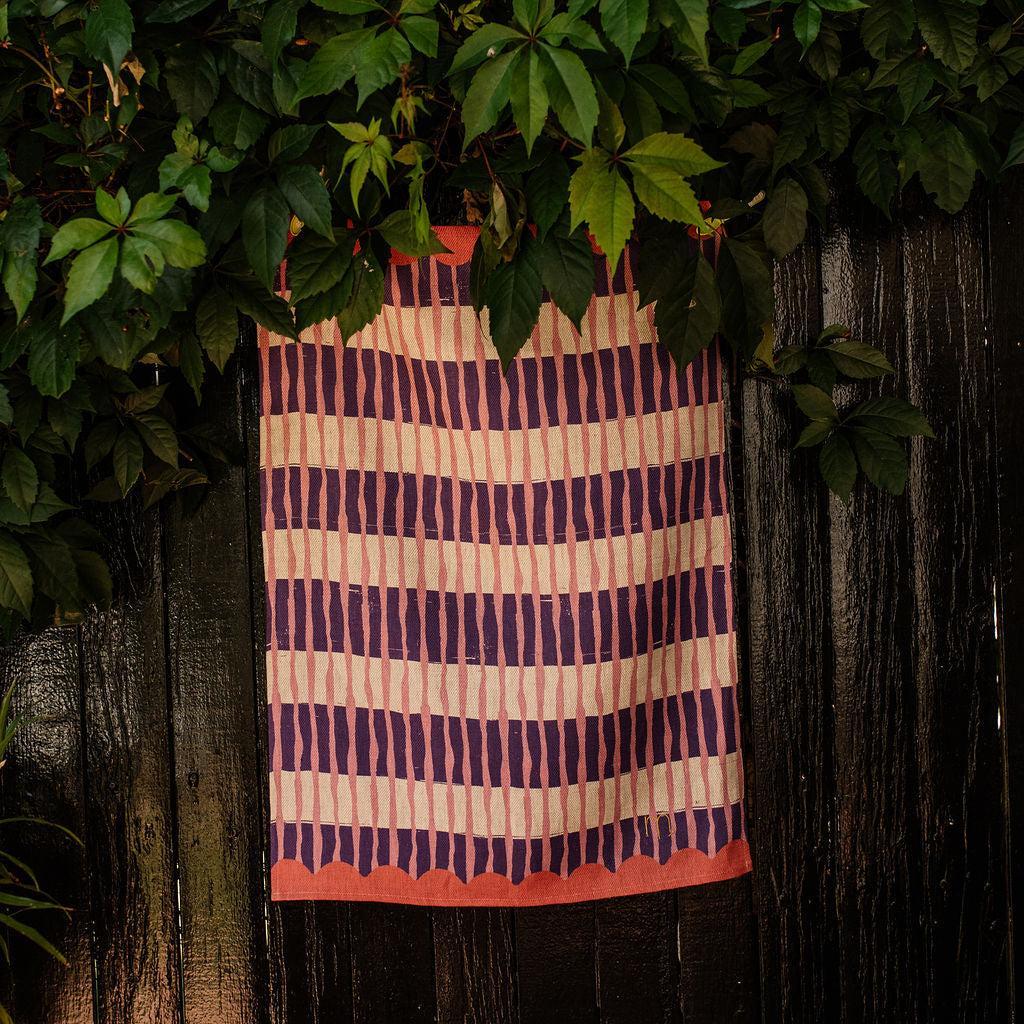 Feast Fiesta Tea Towel - Purple