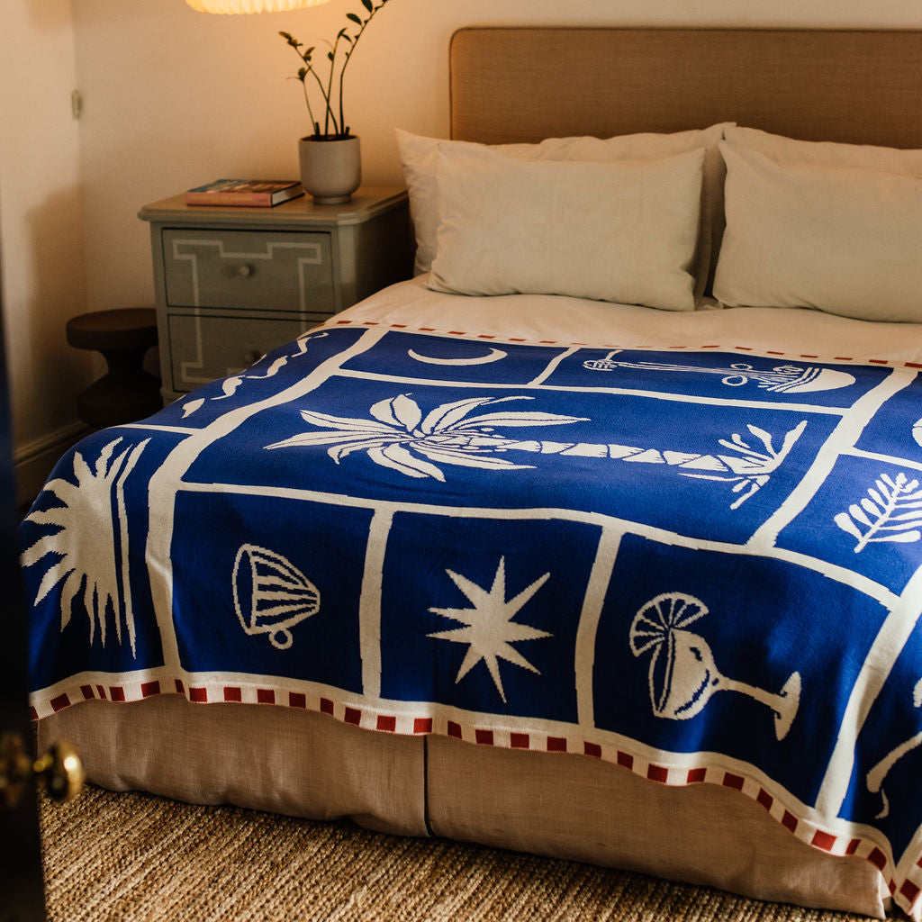 Aloha Throw - Blue