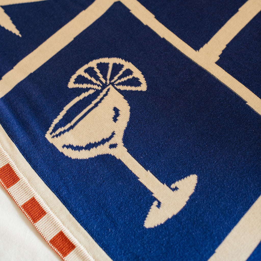 Aloha Throw - Blue