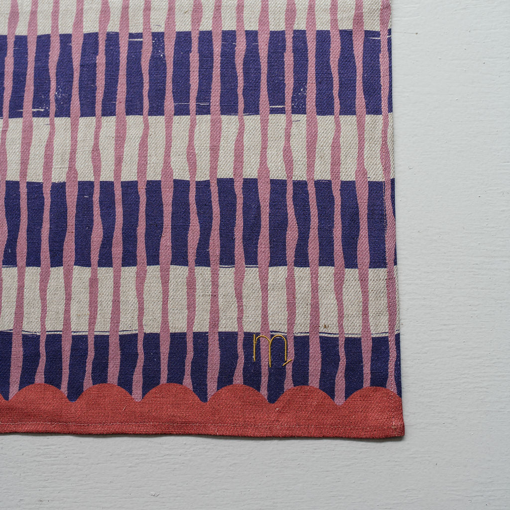 Feast Fiesta Tea Towel - Purple