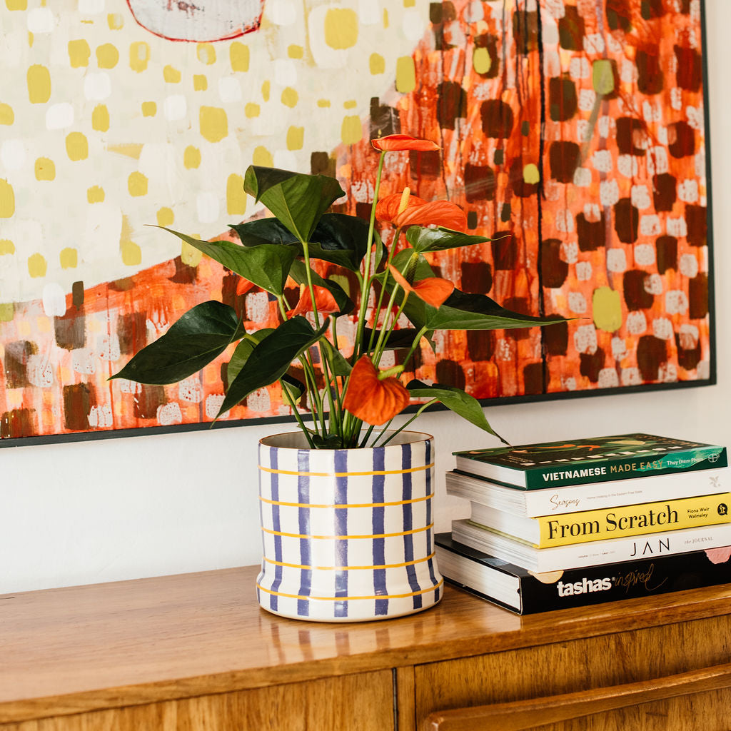 Dalebrook Plaid Planter