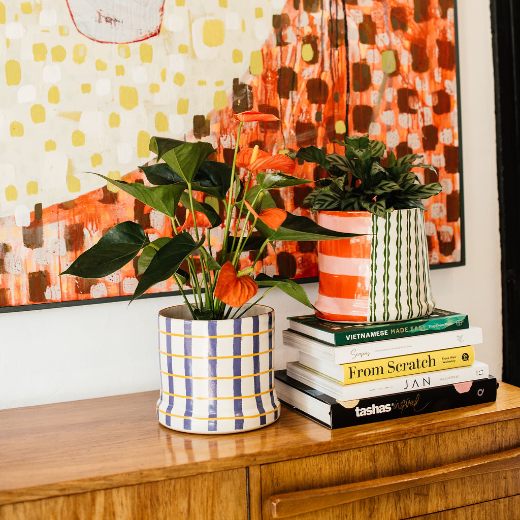 Dalebrook Plaid Planter