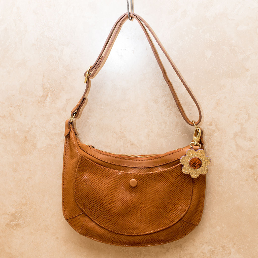 Izzie Bag - Tan Snake