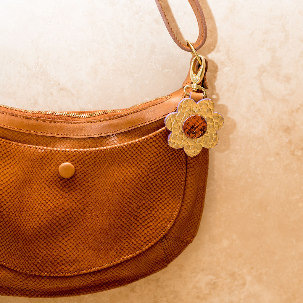 Izzie Bag - Tan Snake