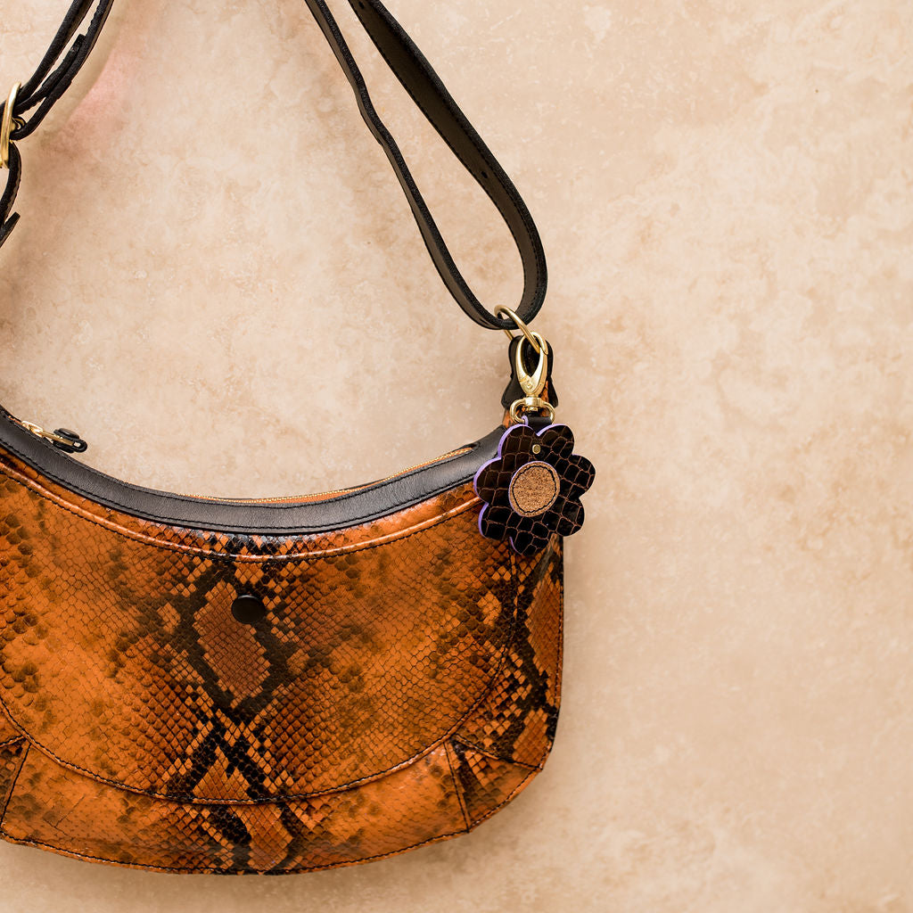 Izzie Bag - Amber Snake
