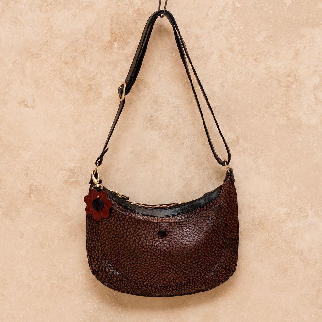 Izzie Bag - Cognac Crackle