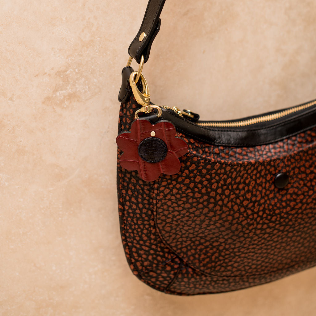 Izzie Bag - Cognac Crackle