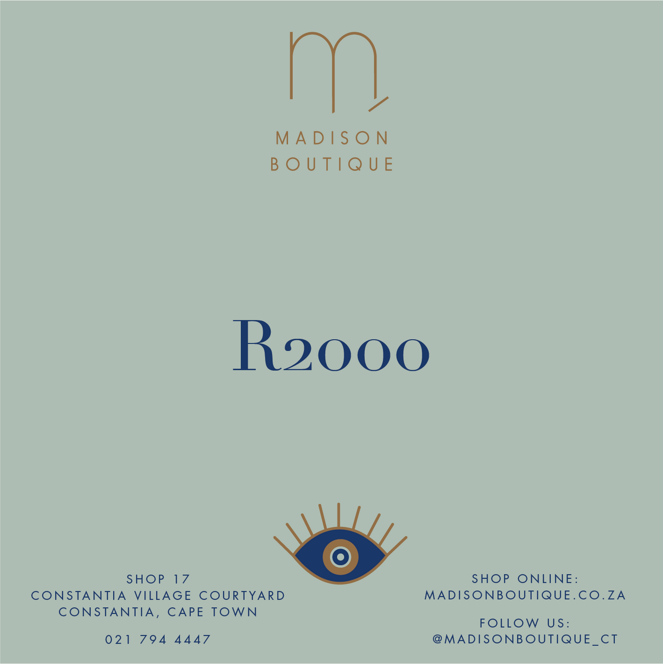 Madison Gift Card | Madison Boutique | Buy Online in South Africa